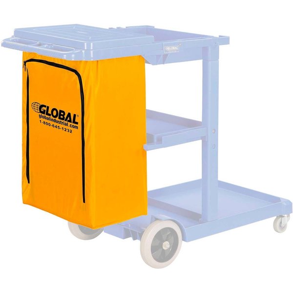 Global Industrial Replacement Vinyl Bag for Janitorial Cart 237156